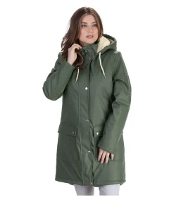 Felix Bühler Manteau de pluie avec doublure en fourrure Teddy Paris forêt Hot
