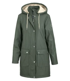 Felix Bühler Manteau de pluie avec doublure en fourrure Teddy Paris forêt Hot