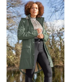 Felix Bühler Manteau de pluie avec doublure en fourrure Teddy Paris forêt Hot