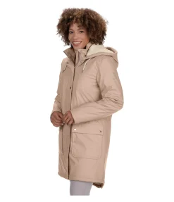 Felix Bühler Manteau de pluie avec doublure en fourrure Teddy Paris latte macchiato Sale