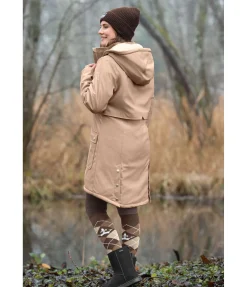 Felix Bühler Manteau de pluie avec doublure en fourrure Teddy Paris latte macchiato Sale