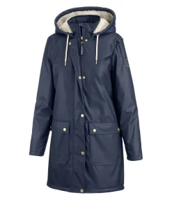 Felix Bühler Manteau de pluie avec doublure en fourrure Teddy Paris navy Discount