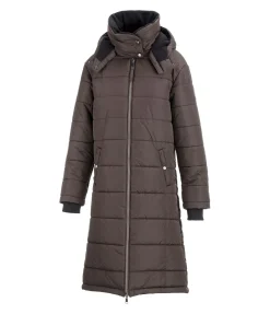 STEEDS Manteau d'équitation à capuche Davos II chocolat noir Clearance