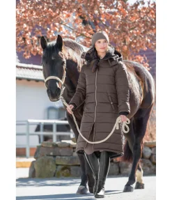 STEEDS Manteau d'équitation à capuche Davos II chocolat noir Clearance