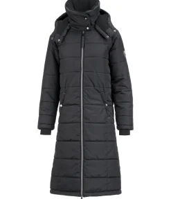 STEEDS Manteau d'équitation à capuche Davos II noir/noir New