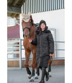 STEEDS Manteau d'équitation à capuche Davos II noir/noir New