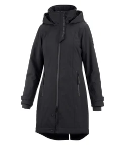 Felix Bühler Manteau d'équitation softshell à capuche Aurelie noir New