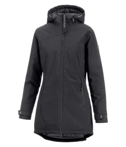 Felix Bühler Manteau d'équitation technique à capuche Eliza II noir Clearance