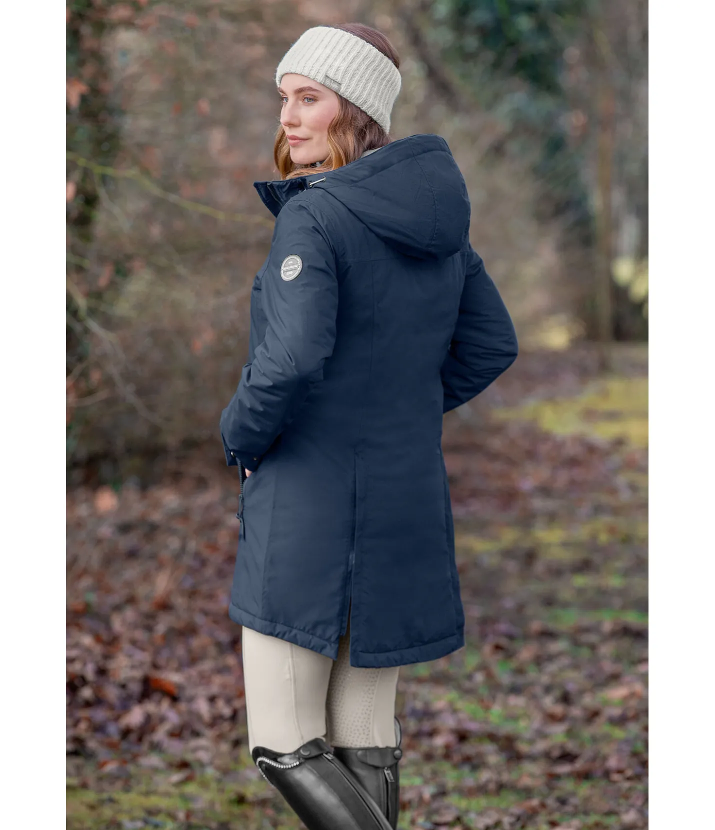Felix Bühler Manteau d'équitation technique à capuche Eliza II navy Clearance
