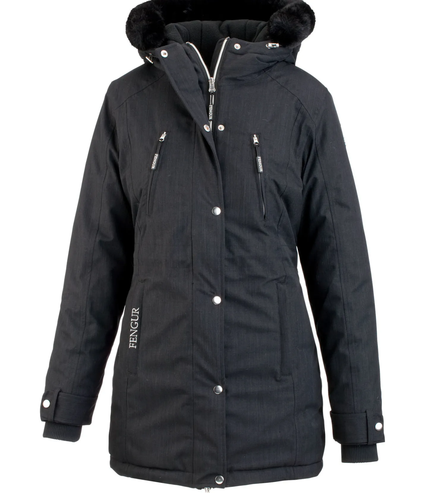 FENGUR Manteau d'équitation technique Frostrós noir