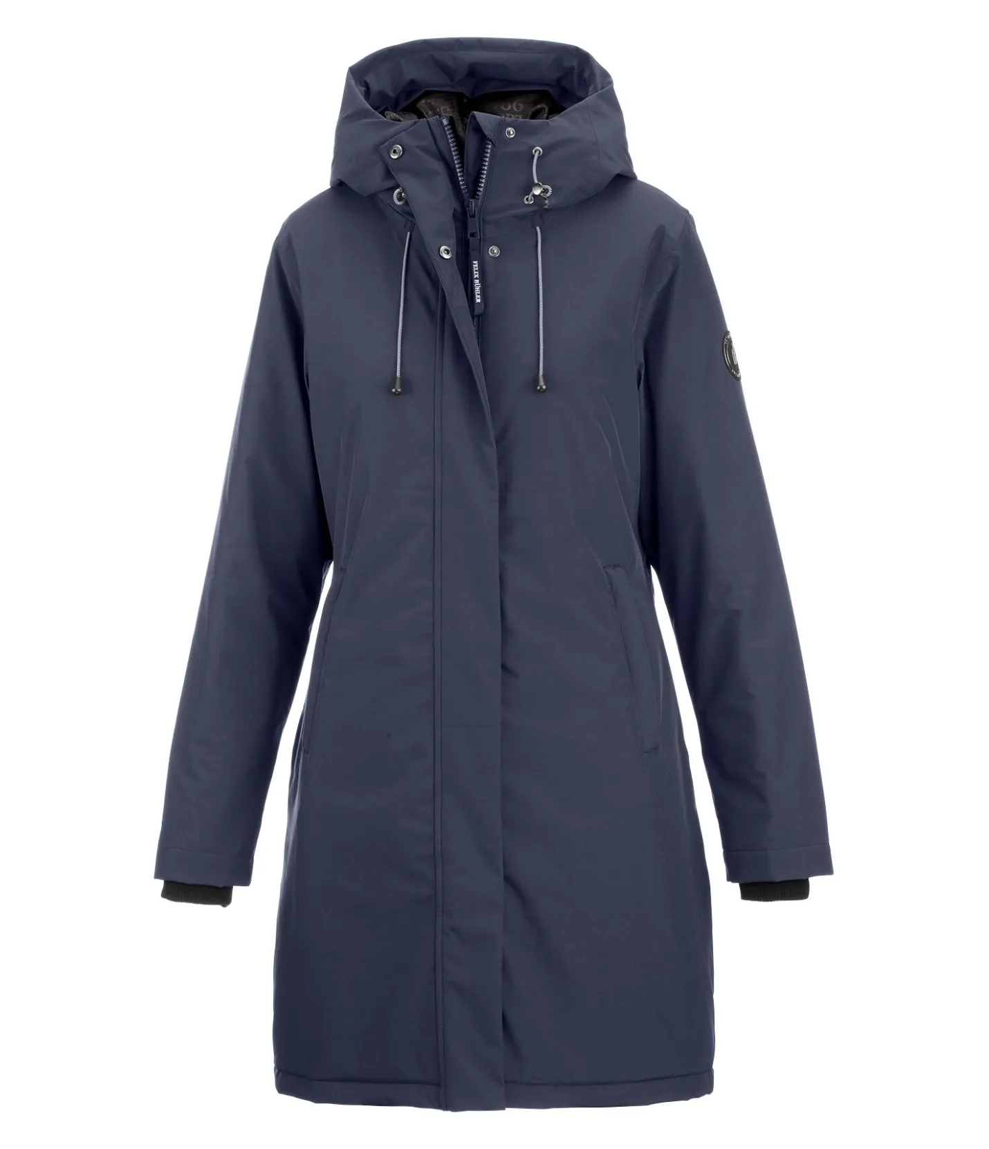 Felix Bühler Manteau d'équitation technique à capuche Amelie navy classique Online