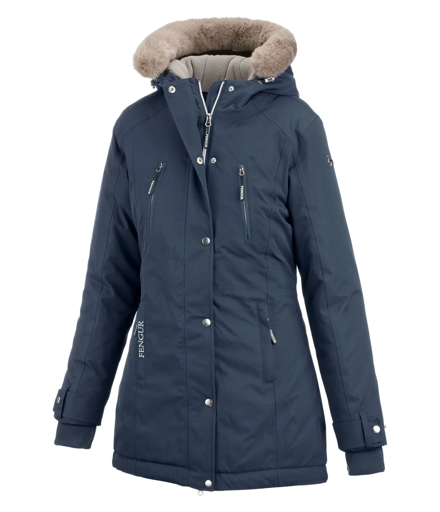 FENGUR Manteau d'équitation technique Frostrós bleu nuit Outlet
