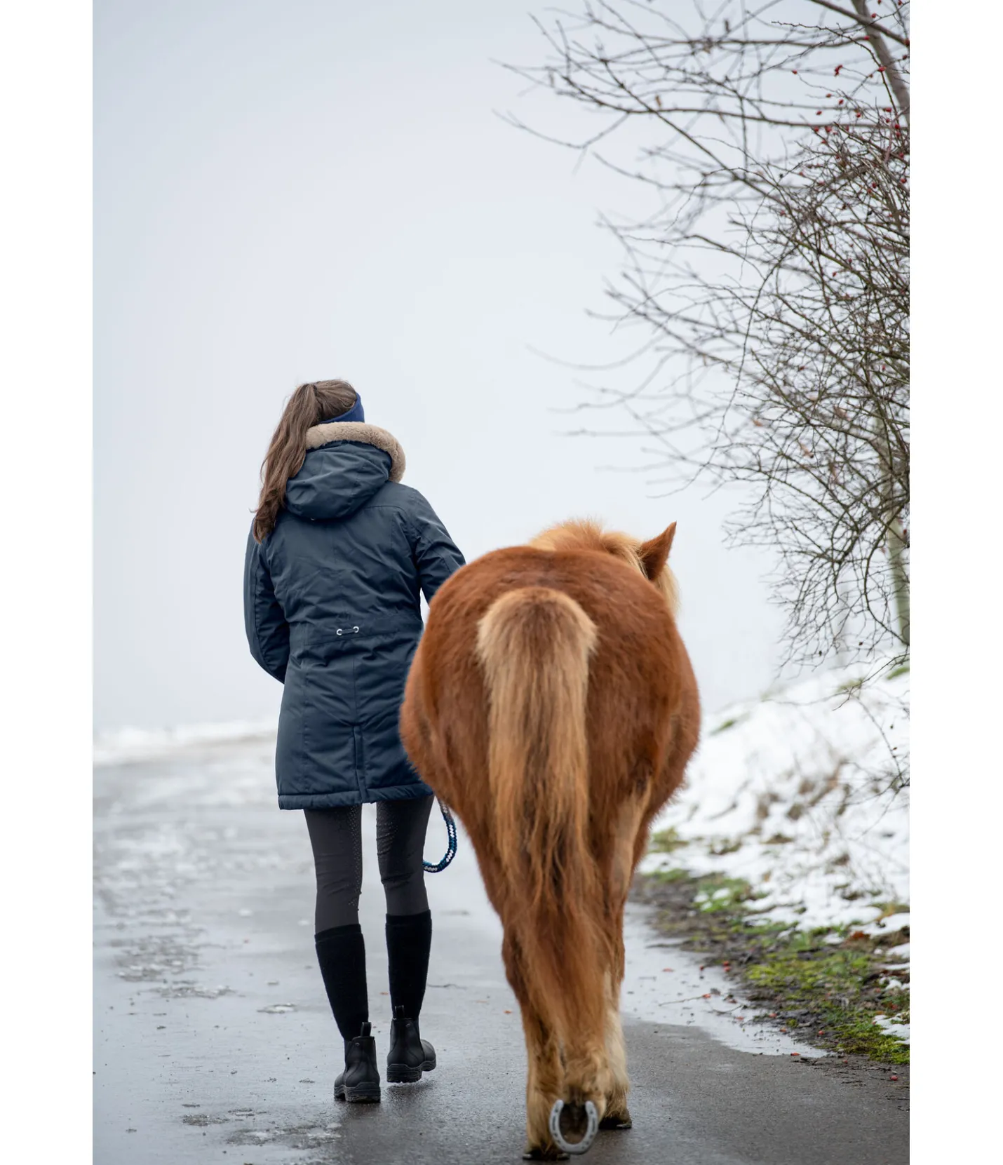 FENGUR Manteau d'équitation technique Frostrós bleu nuit Outlet
