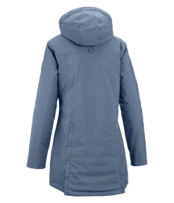 Felix Bühler Manteau d'équitation technique à capuche Eliza II bleu fumée New