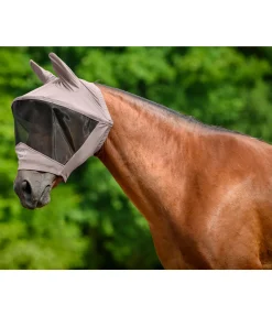 Felix Bühler Masque anti-mouches avec fermeture à glissière Stretch Comfort Pro, sans protège-naseaux noisette Online