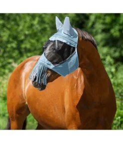 Felix Bühler Masque anti-mouches MVT avec franges Limerick menthe Sale