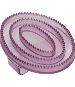 SHOWMASTER Mini étrille en caoutchouc à paillettes violet Clearance
