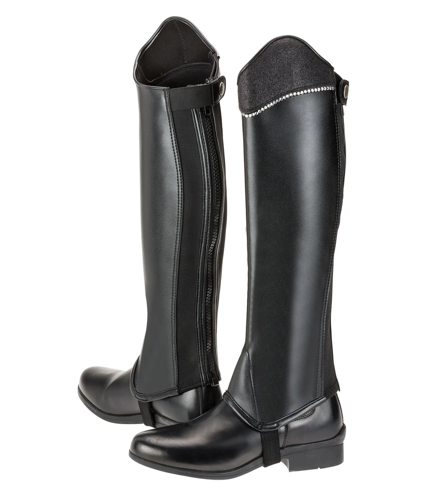 STEEDS Mini-chaps d'équitation Glamour noir Discount