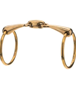 GOLD MEDAL Mors à anneaux double brisure épaisseur 18 mm New