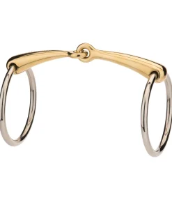 GOLD MEDAL Mors à anneaux simple brisure épaisseur 16 mm New