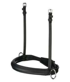 CLARIDGE HOUSE Muserolle en cuir gras sans mors Mix & Match noir/argenté Outlet