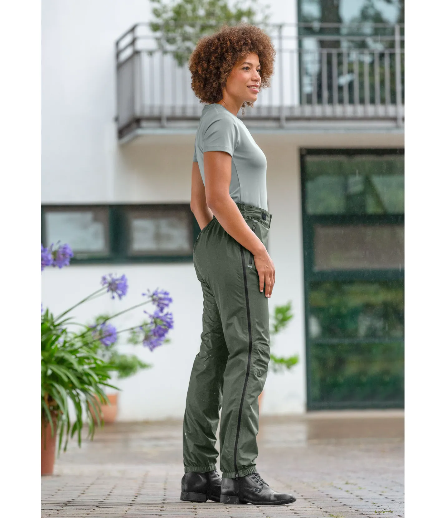 Felix Bühler Pantalon de pluie grip Glacier forêt Online