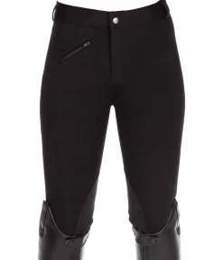 Equilibre Pantalon d'équitation à basanes enfant Cora noir/noir Discount