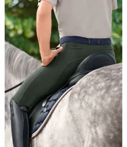 Equilibre Pantalon d'équitation à fond intégral Grip homme Key forêt Clearance