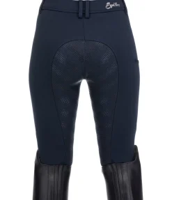 Equilibre Pantalon d'équitation à fond intégral Grip enfant Beja bleu minuit Sale