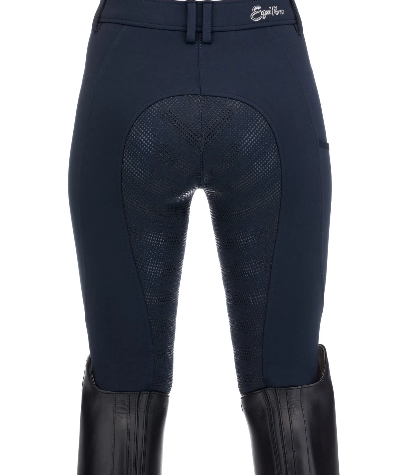 Equilibre Pantalon d'équitation à fond intégral Grip enfant Beja bleu minuit Sale