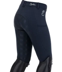 Equilibre Pantalon d'équitation à fond intégral Grip enfant Beja bleu minuit Sale