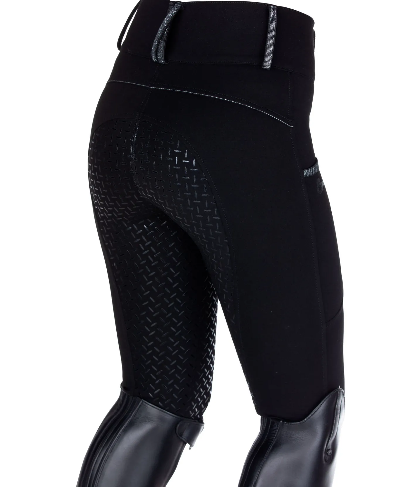 Equilibre Pantalon d'équitation à fond intégral grip enfant Amira noir Clearance
