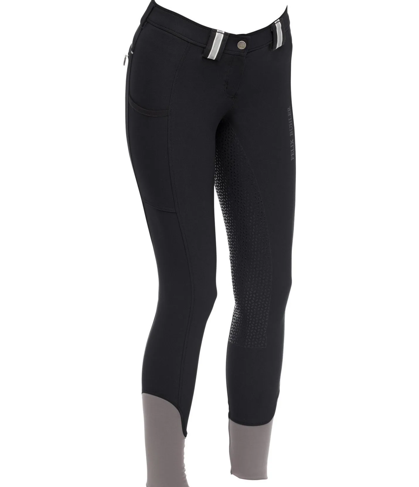 Felix Bühler Pantalon d'équitation à fond intégral Grip Danielle noir New