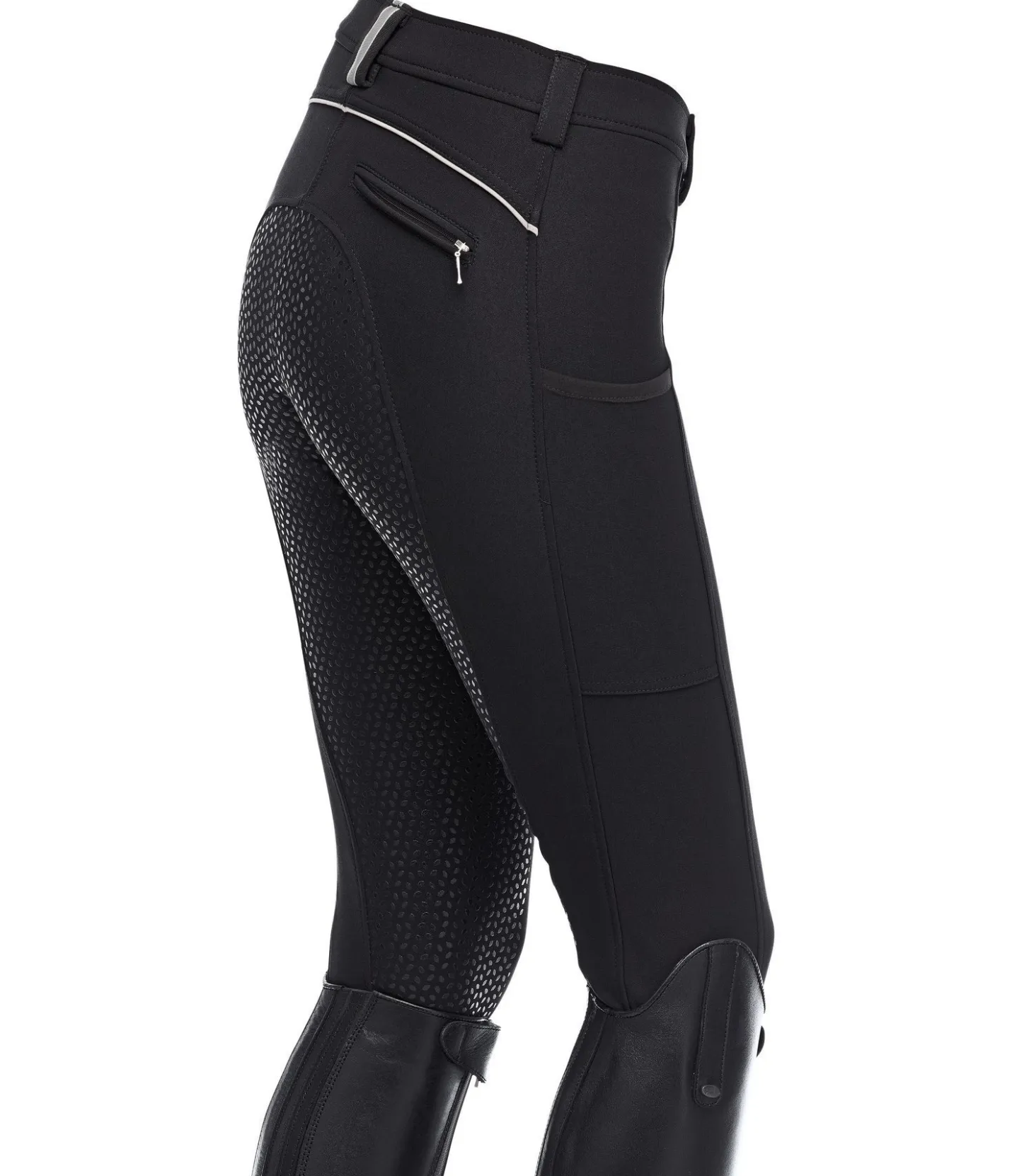 Felix Bühler Pantalon d'équitation à fond intégral Grip Danielle noir New