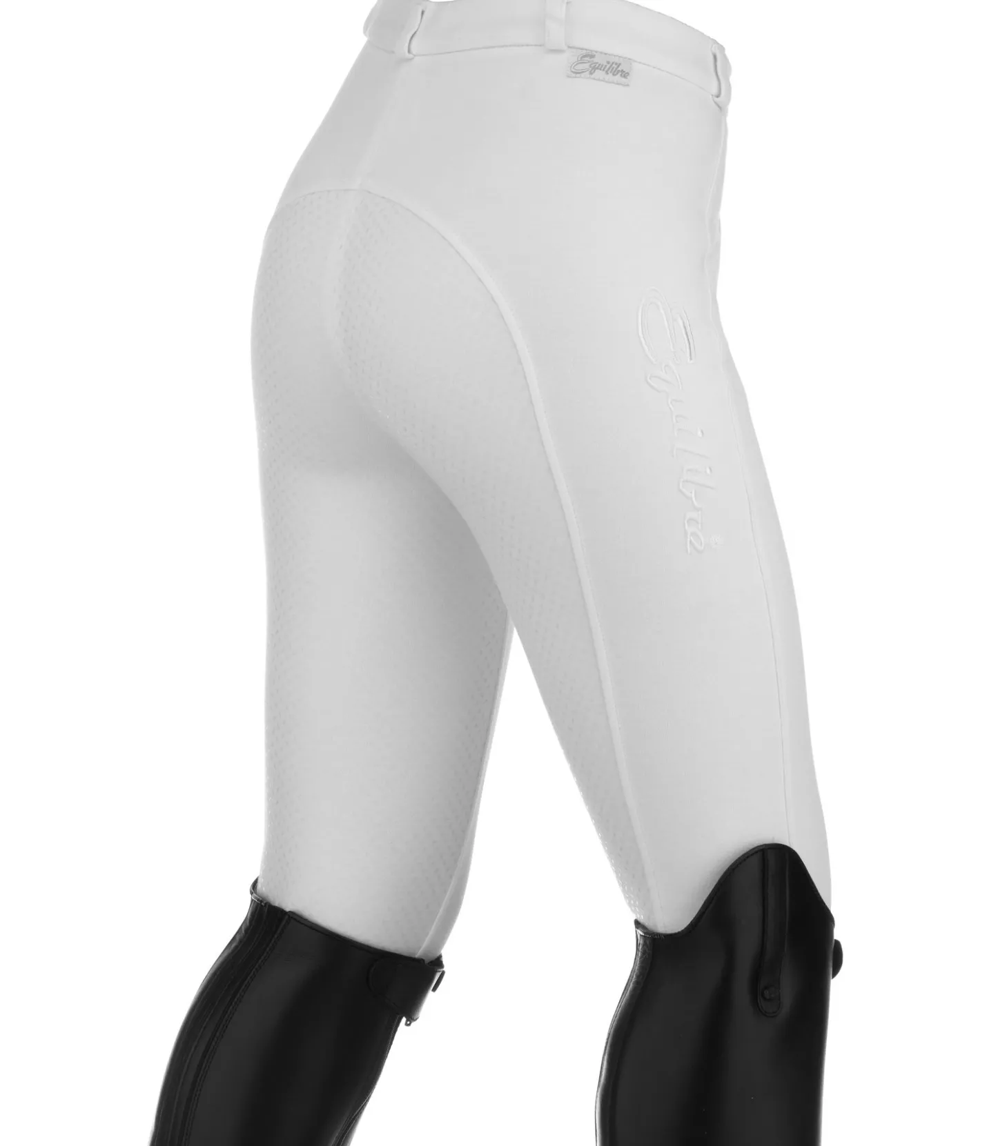Equilibre Pantalon d'équitation à fond intégral grip enfant Merle blanc Clearance