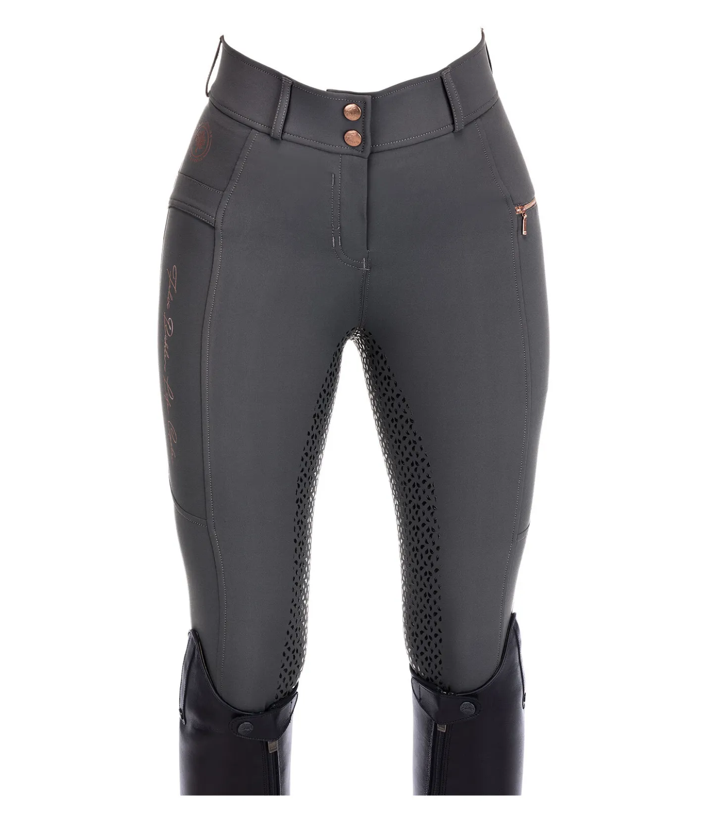 Felix Bühler Pantalon d'équitation à fond intégral grip Life Cycle carbone Outlet