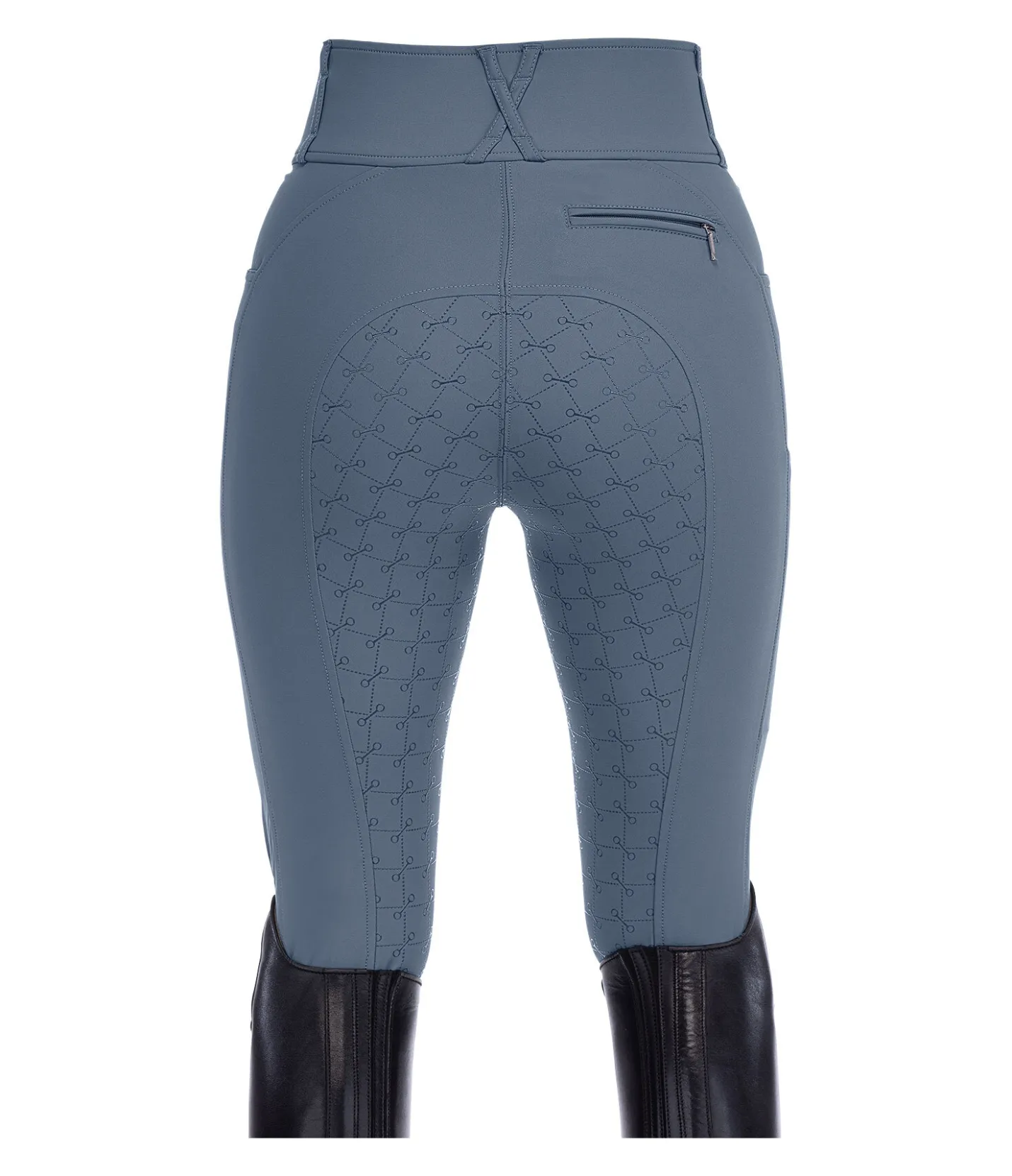 Felix Bühler Pantalon d'équitation à fond intégral grip Femke bleu fumée Outlet