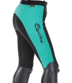 Equilibre Pantalon d'équitation à fond intégral grip enfant Merle tilleul Clearance