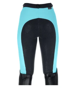 Equilibre Pantalon d'équitation à fond intégral grip enfant Merle aqua Outlet