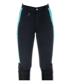 Equilibre Pantalon d'équitation à fond intégral grip enfant Merle aqua Outlet