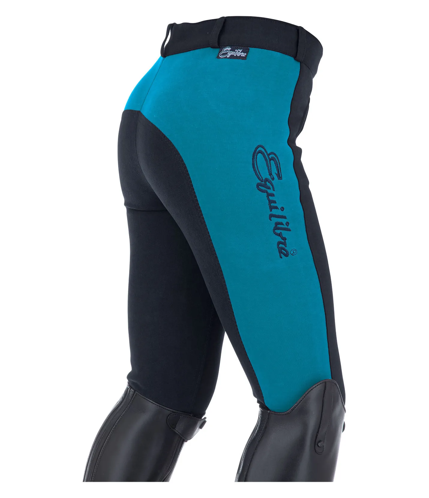 Equilibre Pantalon d'équitation à fond intégral enfant Nora azur Outlet