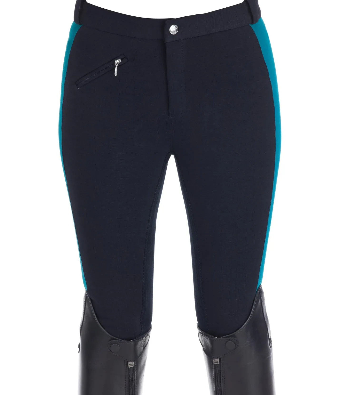 Equilibre Pantalon d'équitation à fond intégral enfant Nora azur Outlet