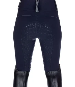 Equilibre Pantalon d'équitation à fond intégral grip enfant Amira bleu minuit Discount