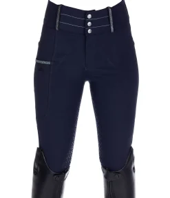 Equilibre Pantalon d'équitation à fond intégral grip enfant Amira bleu minuit Discount