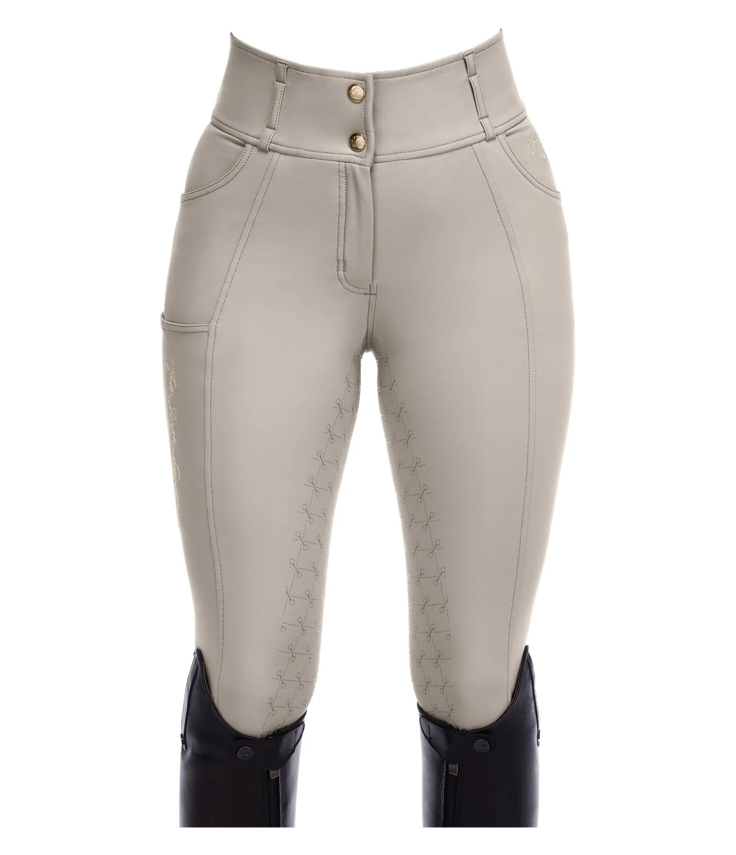 Felix Bühler Pantalon d'équitation à fond intégral grip Femke champagne Online