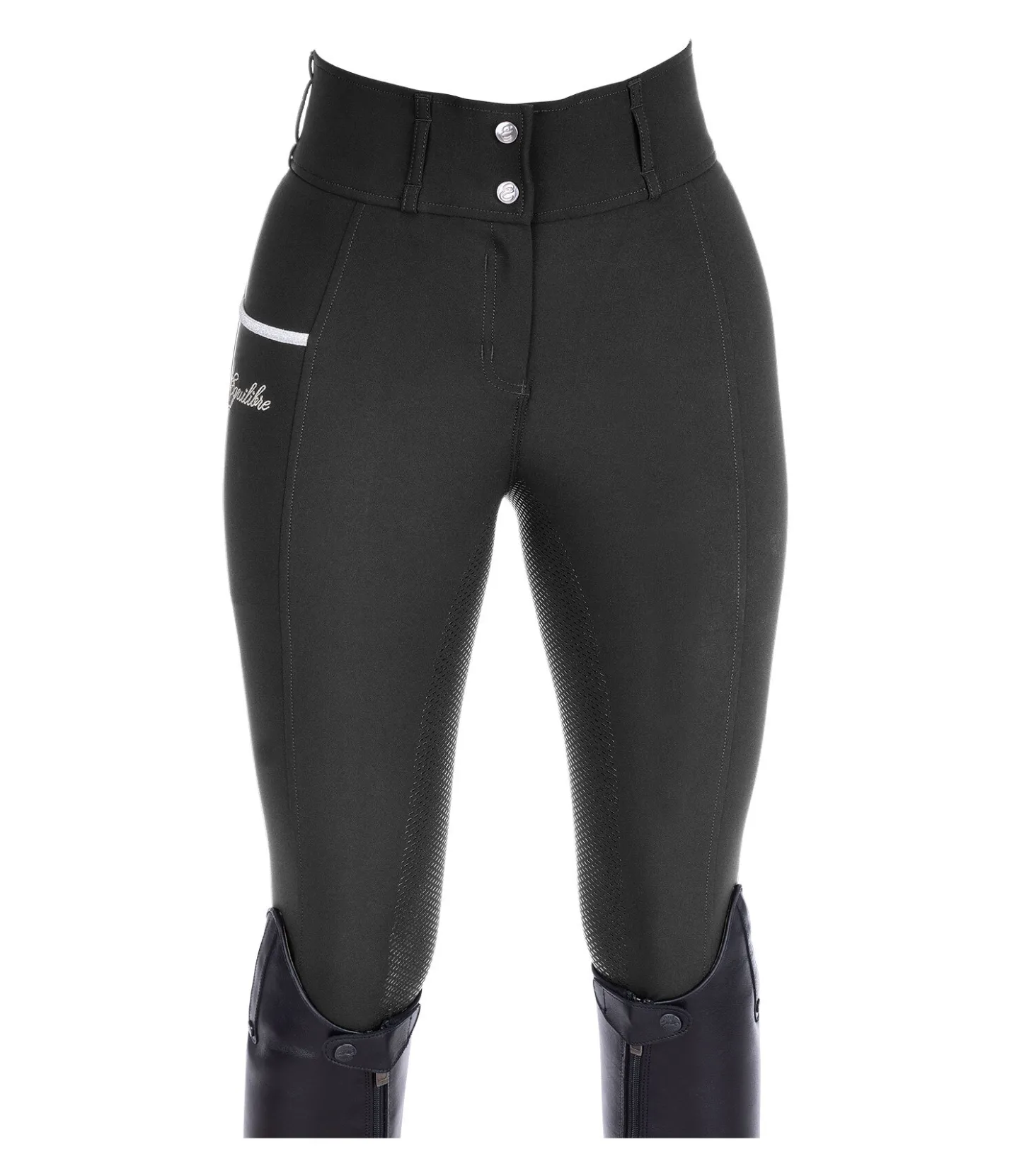 Equilibre Pantalon d'équitation à fond intégral grip Tamina noir Clearance