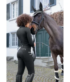 Equilibre Pantalon d'équitation à fond intégral grip Tamina noir Clearance