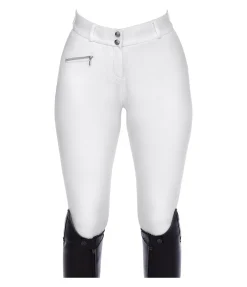 Equilibre Pantalon d'équitation à fond intégral grip Basic blanc Discount