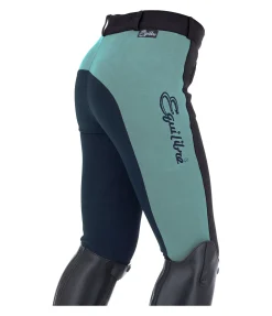 Equilibre Pantalon d'équitation à fond intégral enfant Nora vert clair