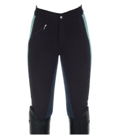 Equilibre Pantalon d'équitation à fond intégral enfant Nora vert clair